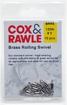 Cox & Rawle Brass Rolling Swivel Nickel
